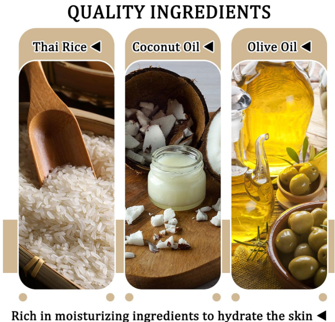 LingHaoLH Rice Milk Soap